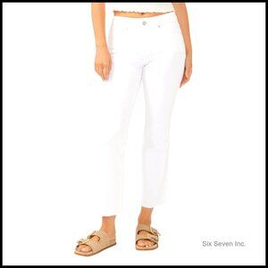 Mid Rise Curvy Fit Flare Leg Jeans Y2K Retro Chic Classic Denim Bottoms